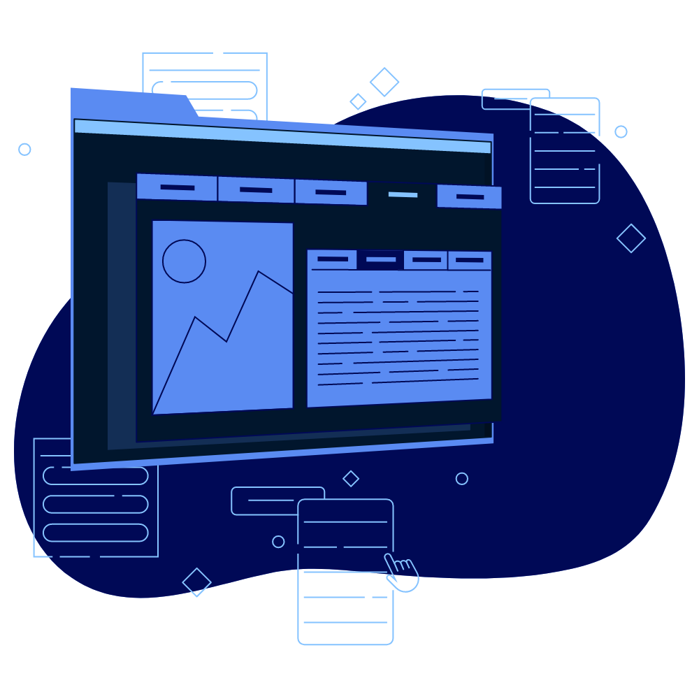 hosting illustration